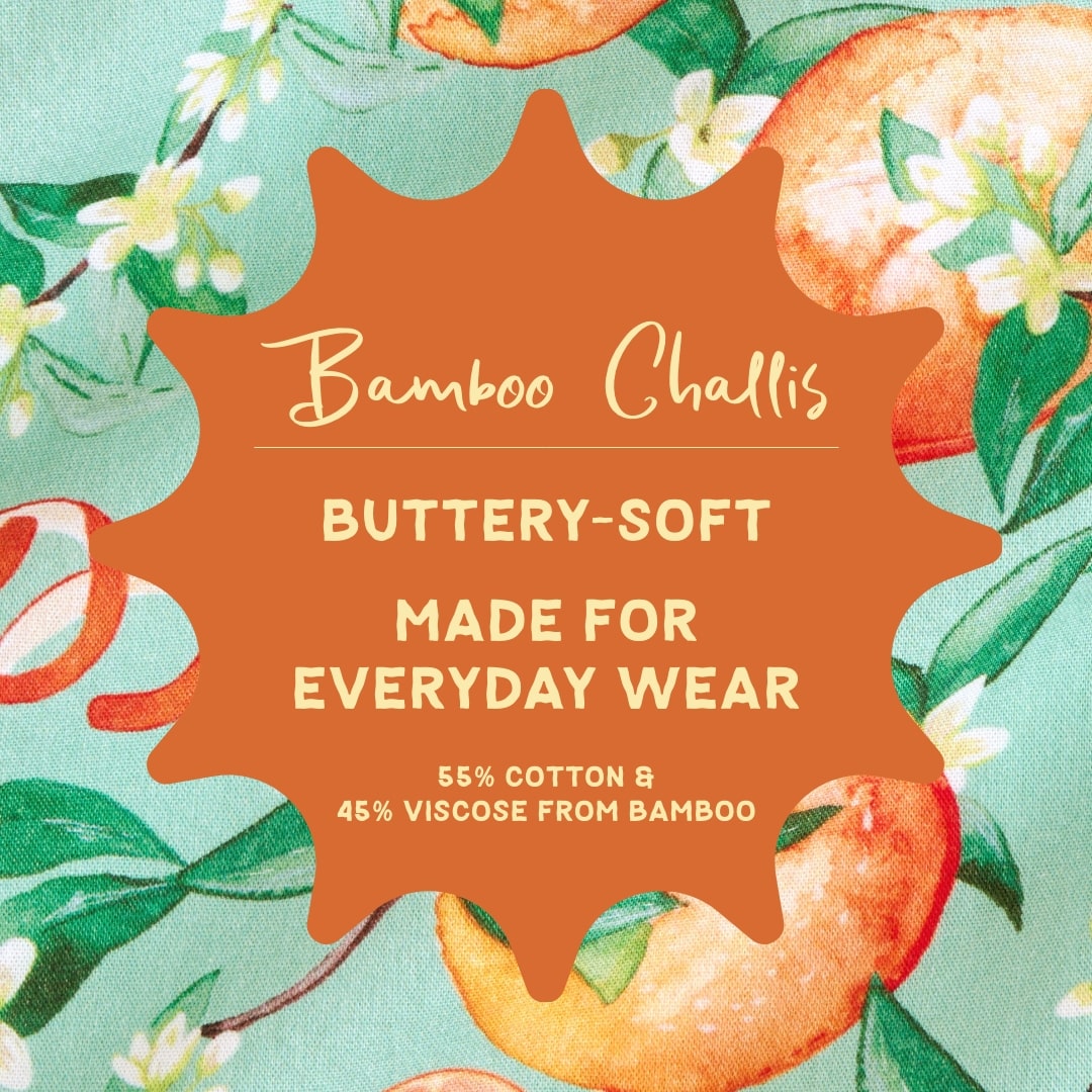 Arancia Bamboo Challis Top Short Set