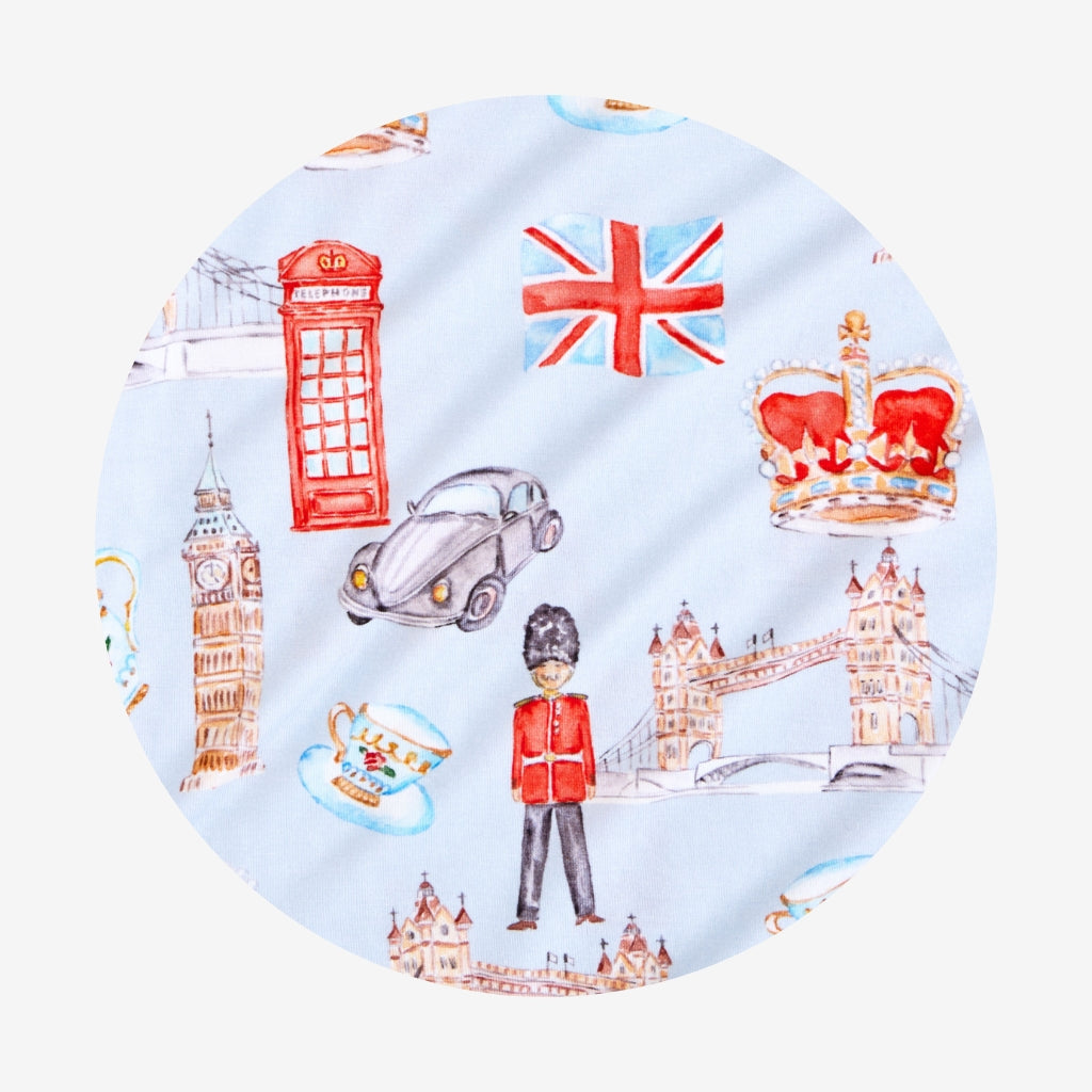 Posh London Swaddle Beanie Set