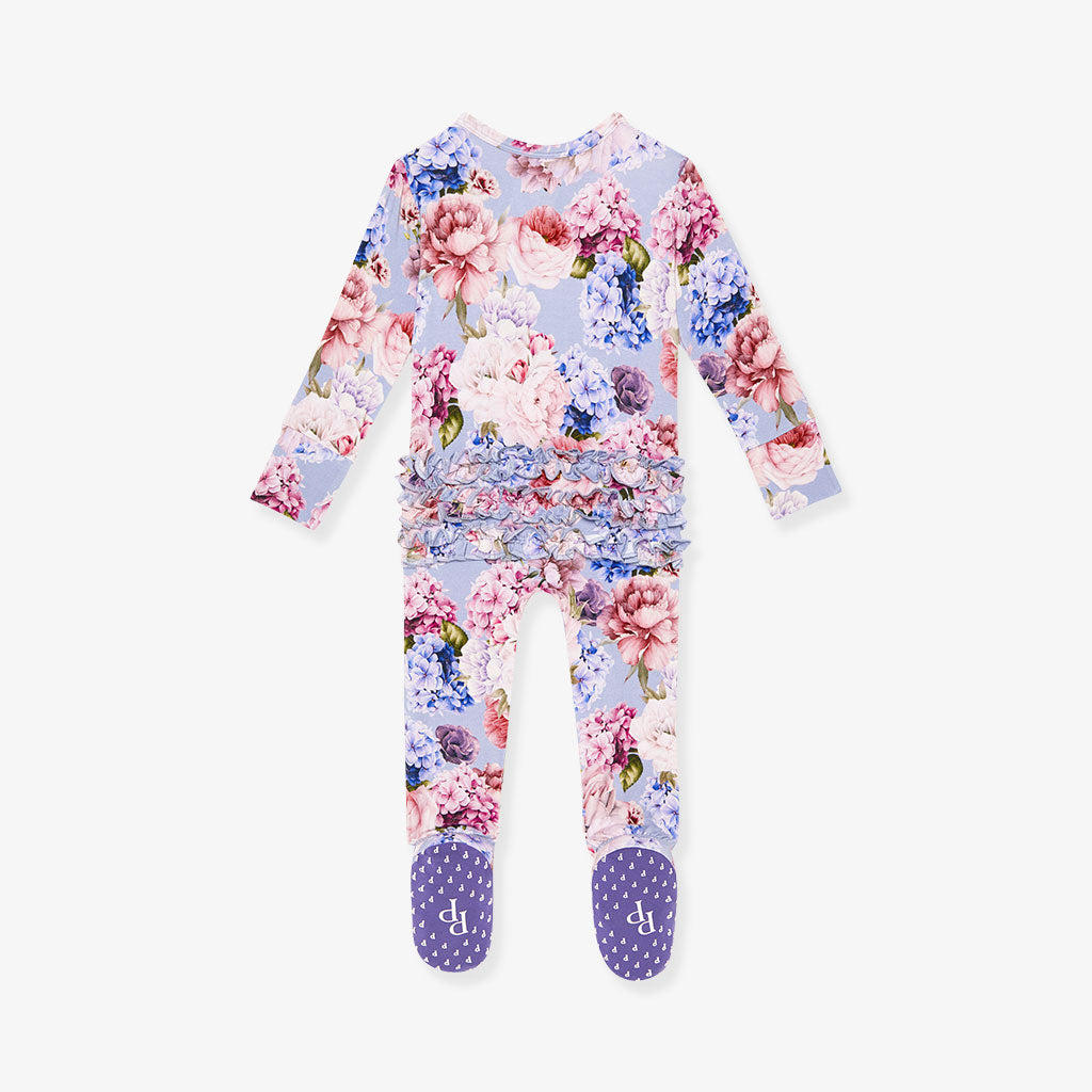 Annie Footie Ruffled Zippered One Piece
