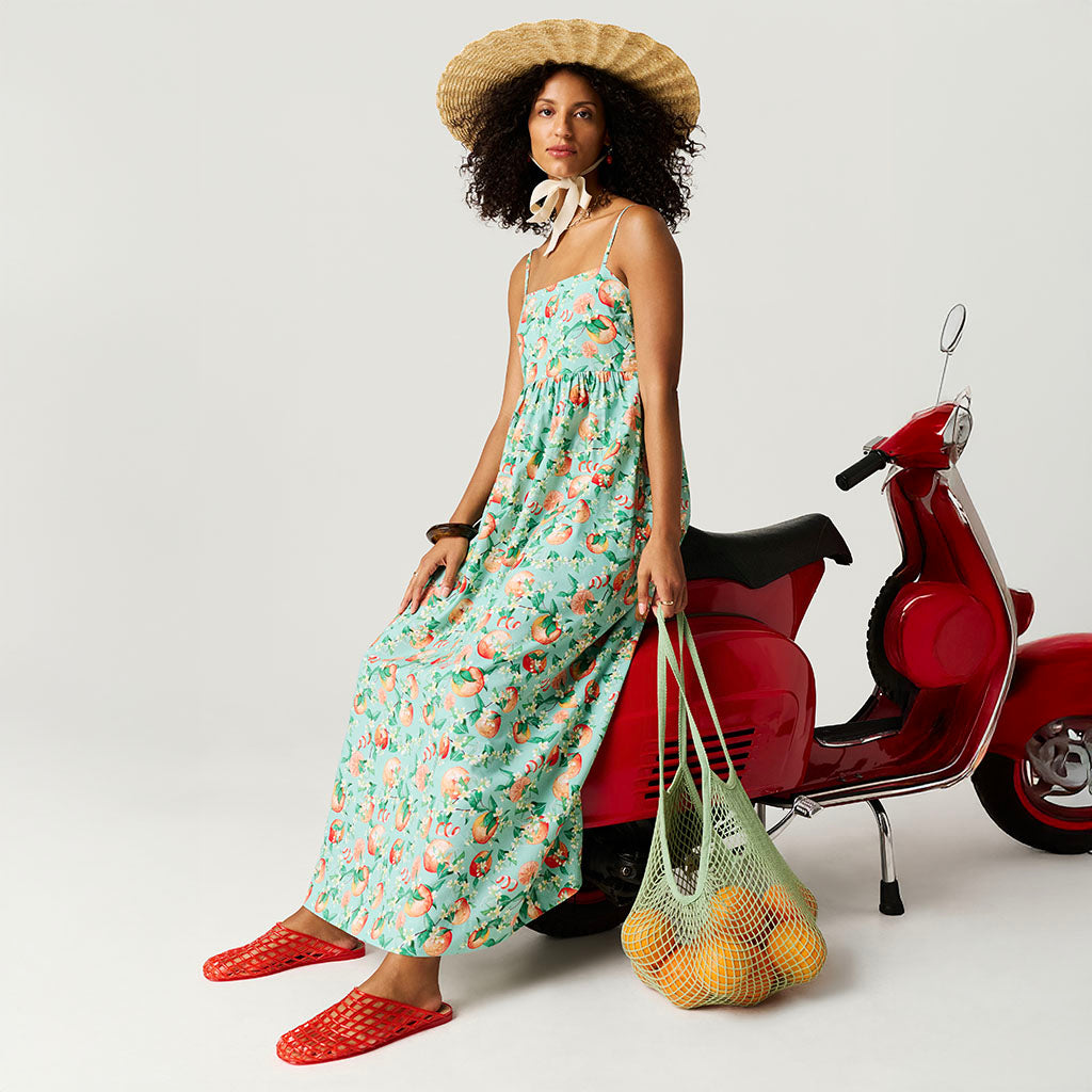 Arancia Women's Bamboo Challis Maxi Dress