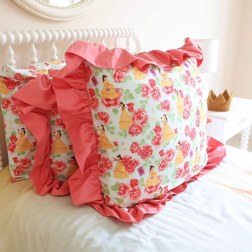 Disney Princess Belle Ruffled Euro Sham