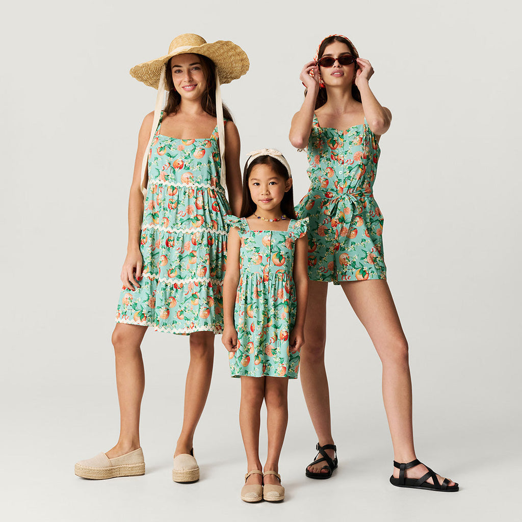 Arancia Women's Bamboo Challis Short Romper