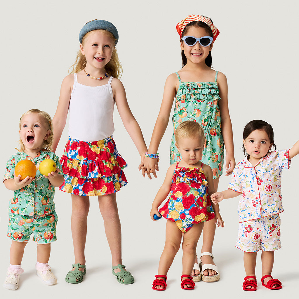 Valentina Bamboo Challis Bubble Romper