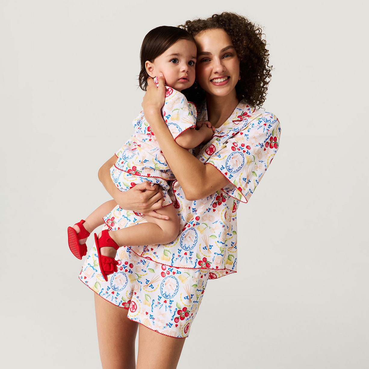 Mangia Bamboo Challis Top Short Set