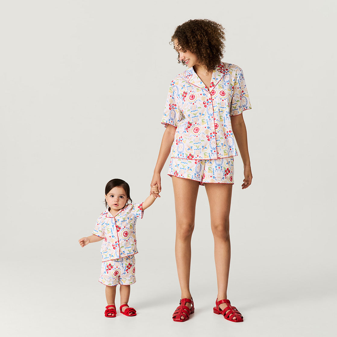 Mangia Bamboo Challis Top Short Set