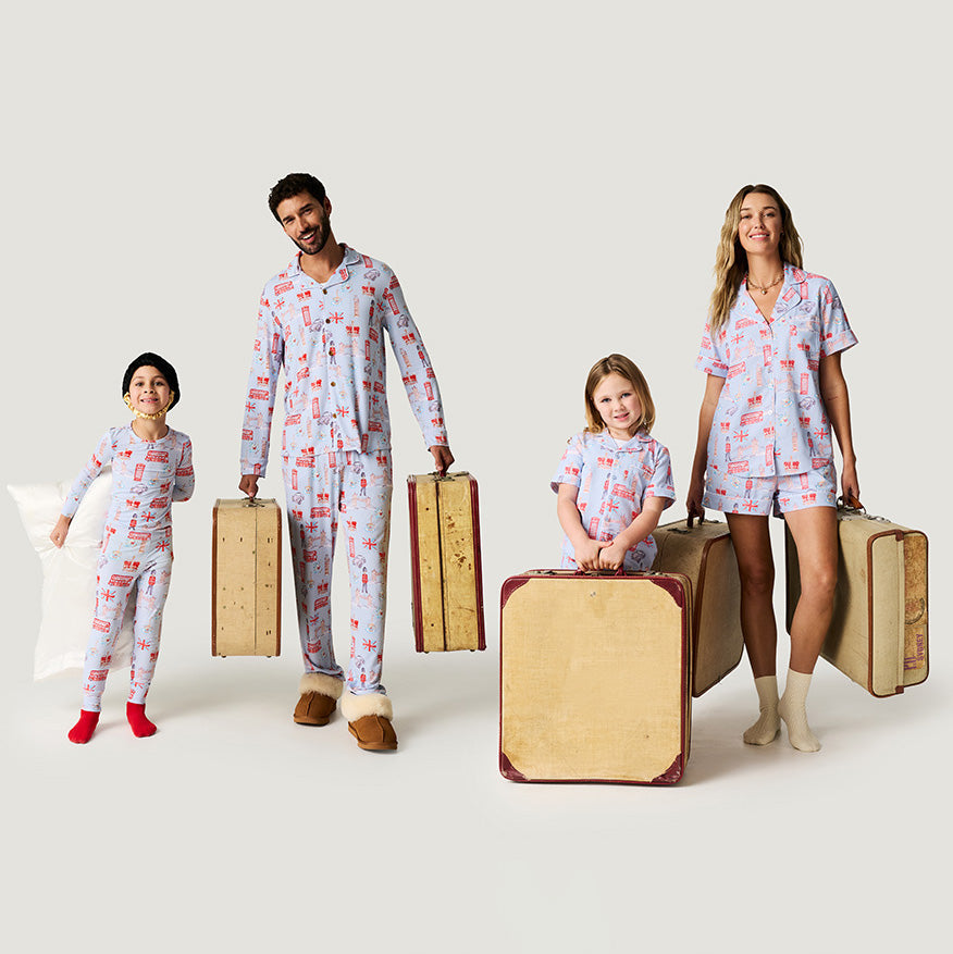 Posh London Men's Luxe Pajama Pant Set