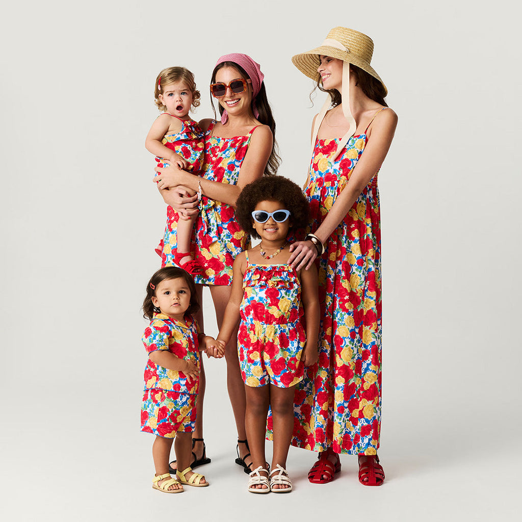 Valentina Bamboo Challis Top Short Set