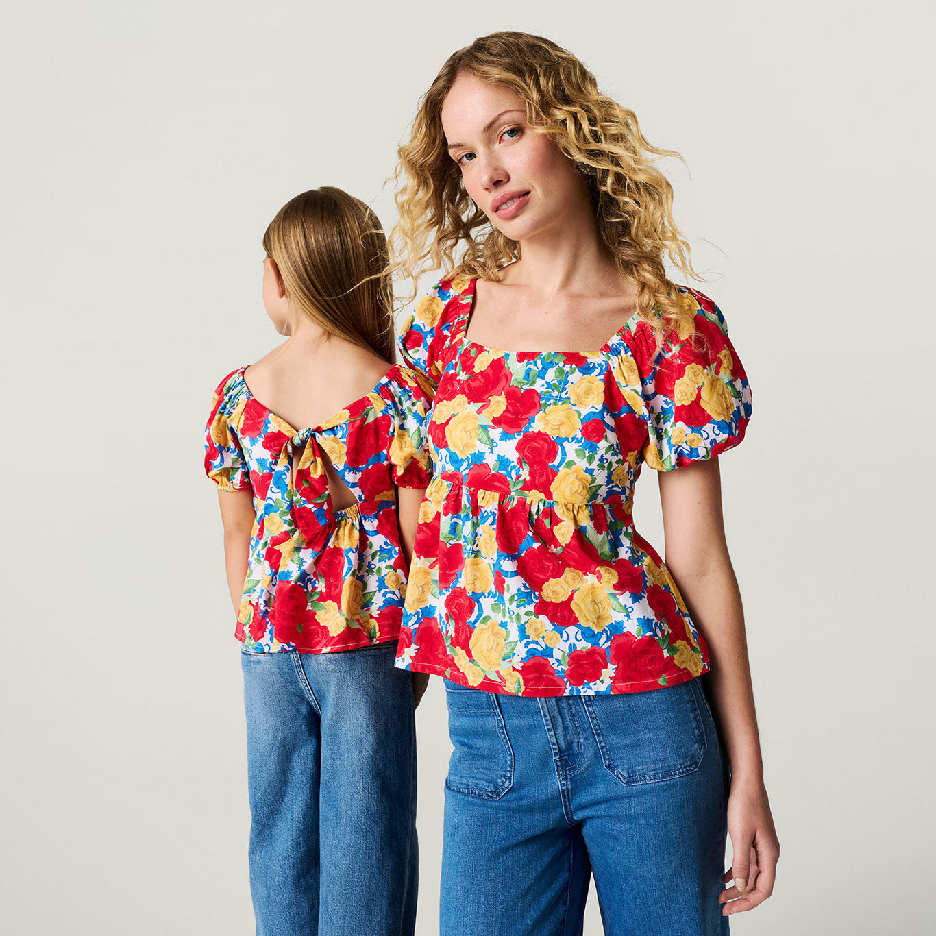 Valentina Women's Bamboo Challis Babydoll Top