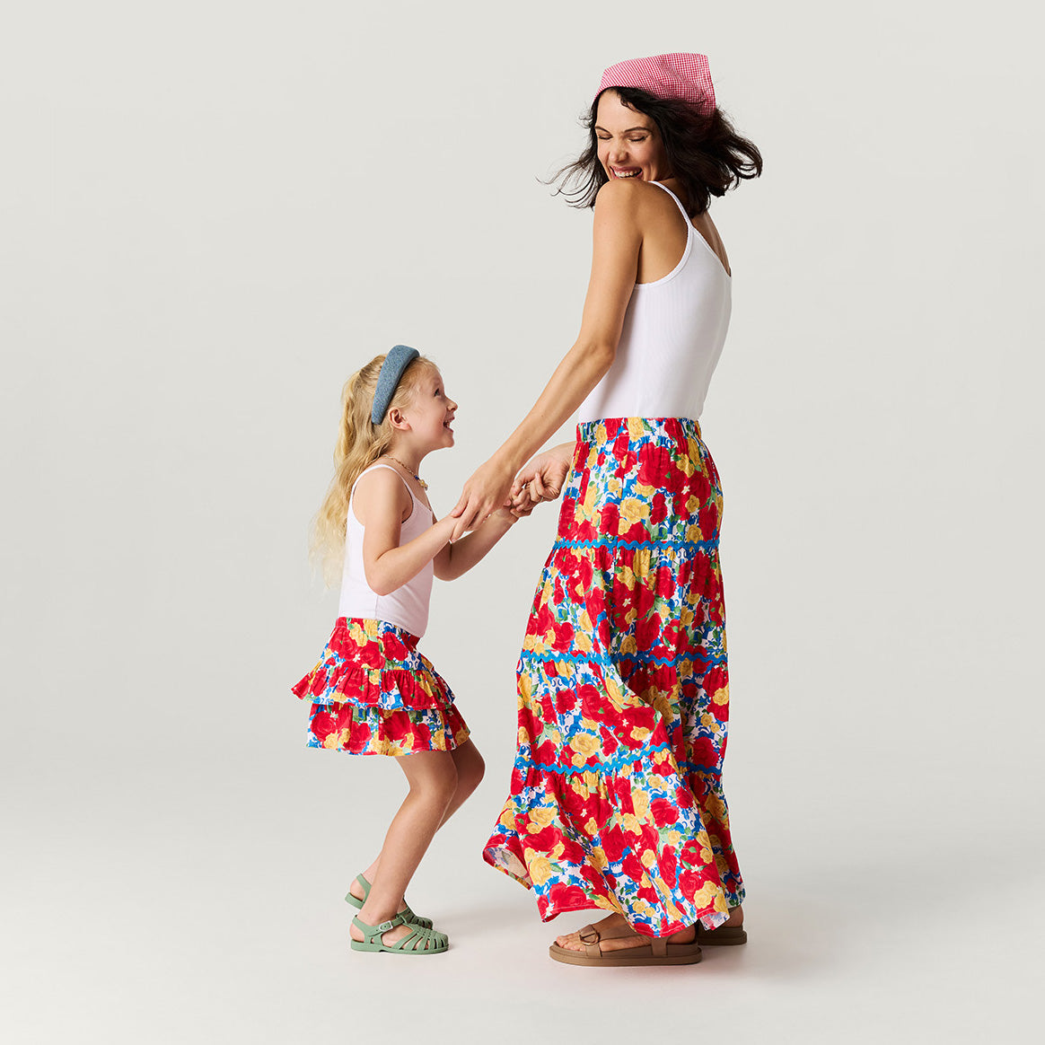 Valentina Women's Bamboo Challis Maxi Skirt