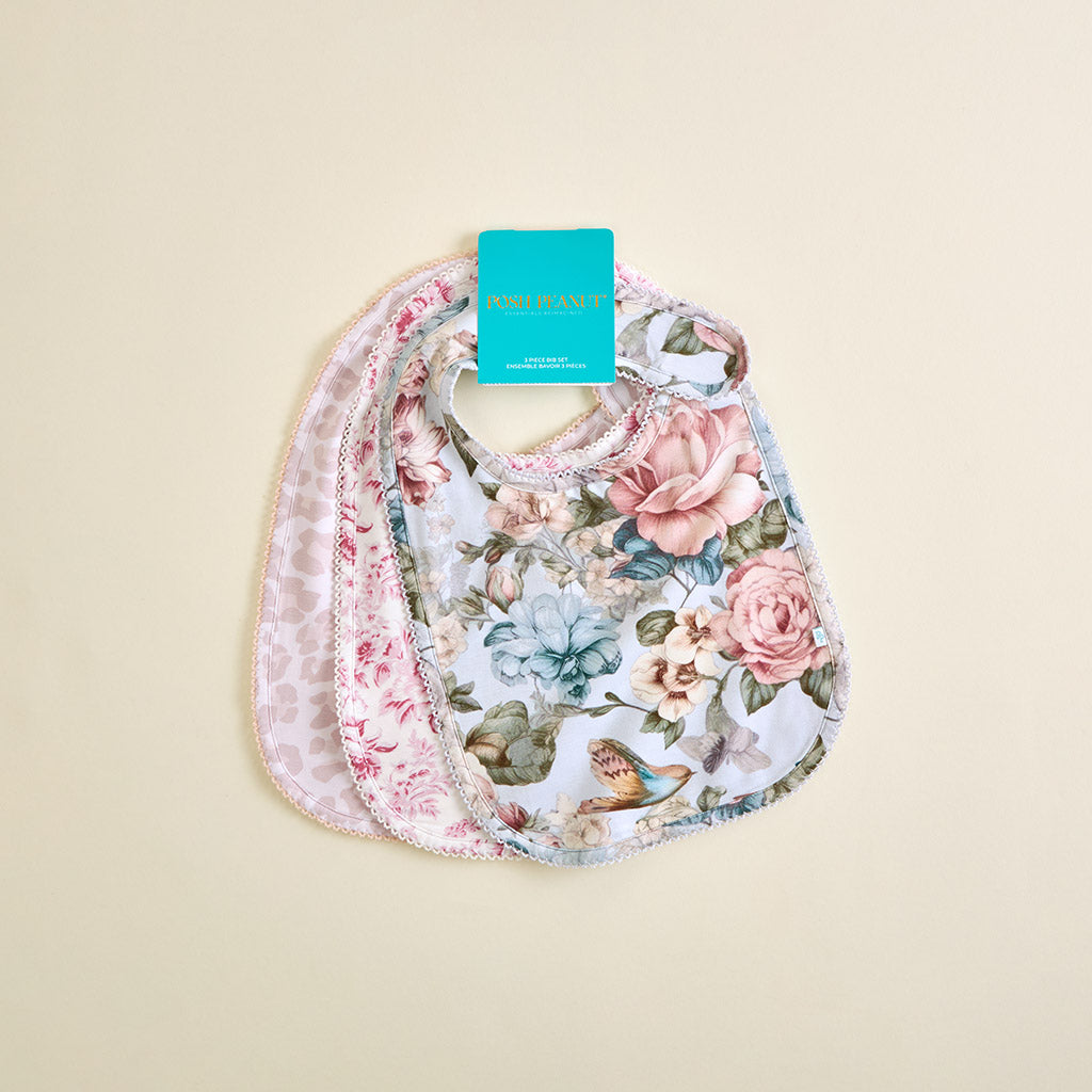 Amarantha Picot Bib Set