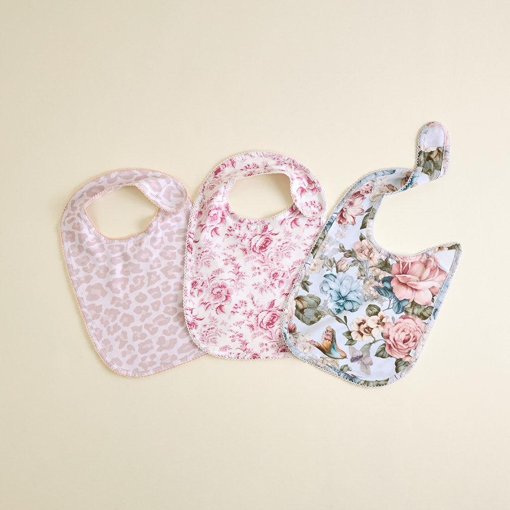 Amarantha Picot Bib Set