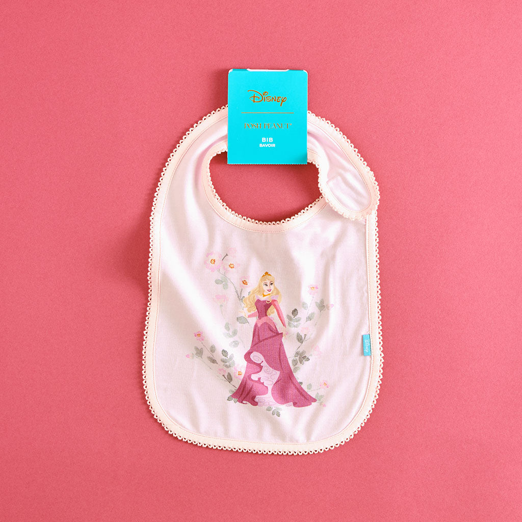 Disney Aurora Picot Bib
