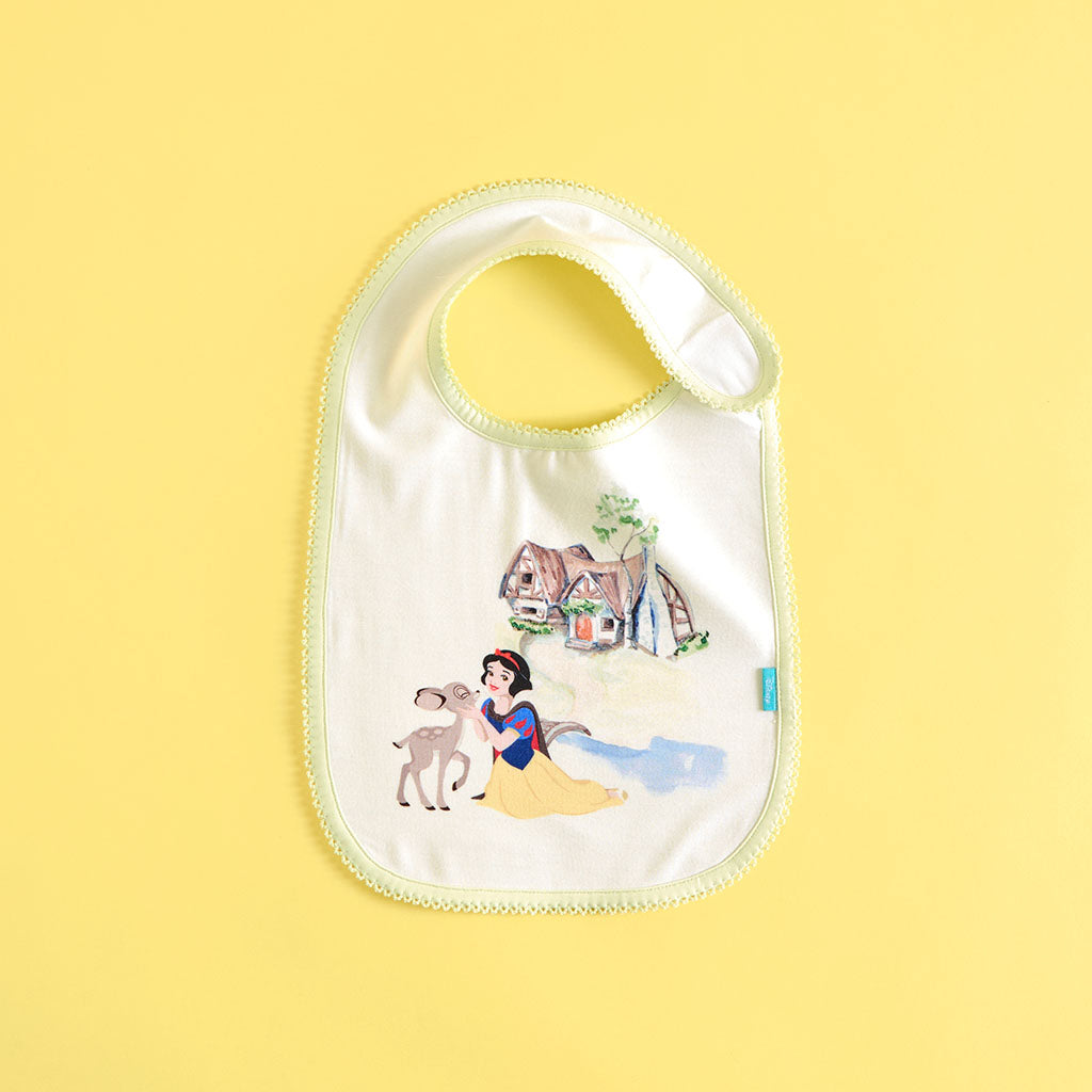 Disney Snow White Picot Bib