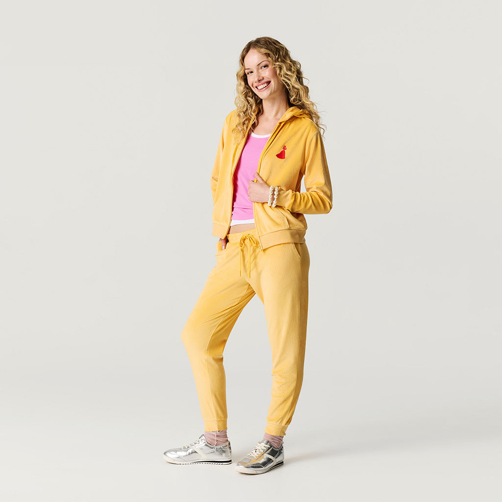 Disney Belle Women's Velour Zip Hoodie