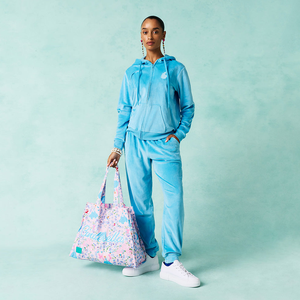 Disney Cinderella Women's Velour Zip Hoodie