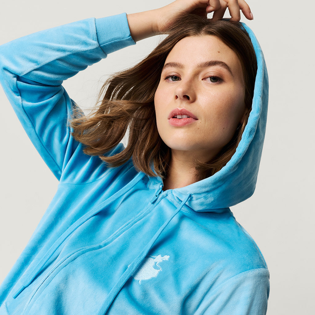 Disney Cinderella Women's Velour Zip Hoodie