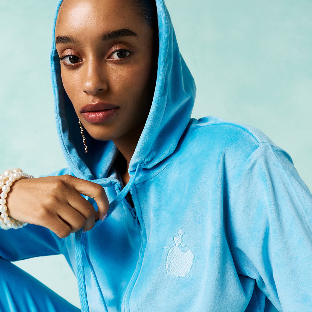 Disney Cinderella Women's Velour Zip Hoodie