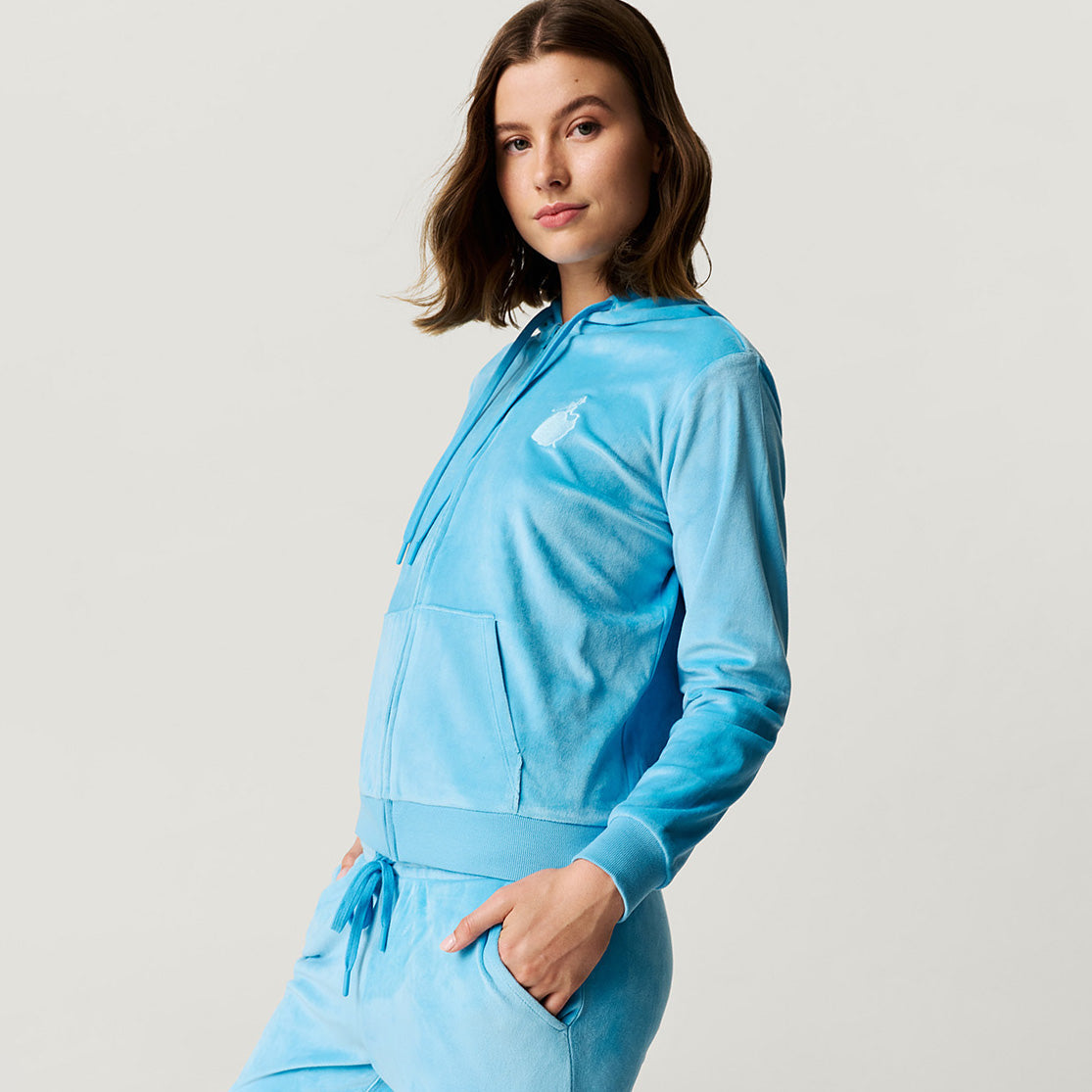 Disney Cinderella Women's Velour Zip Hoodie