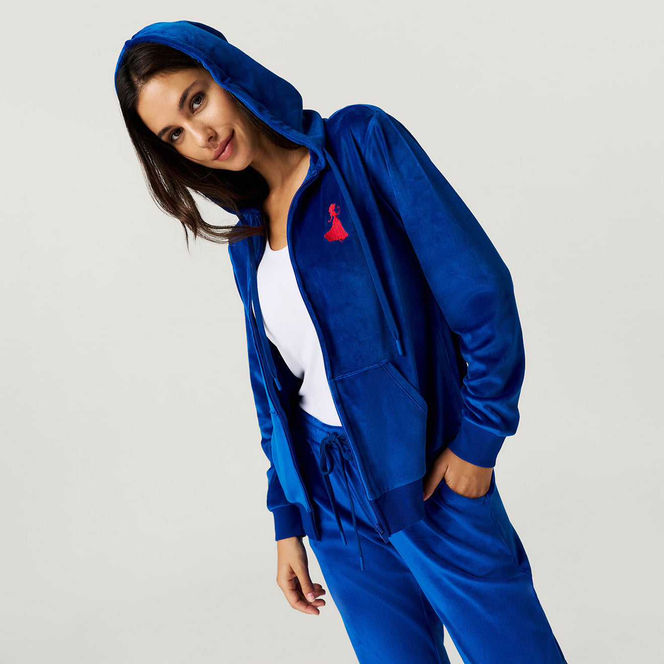 Disney Snow White Women's Velour Zip Hoodie