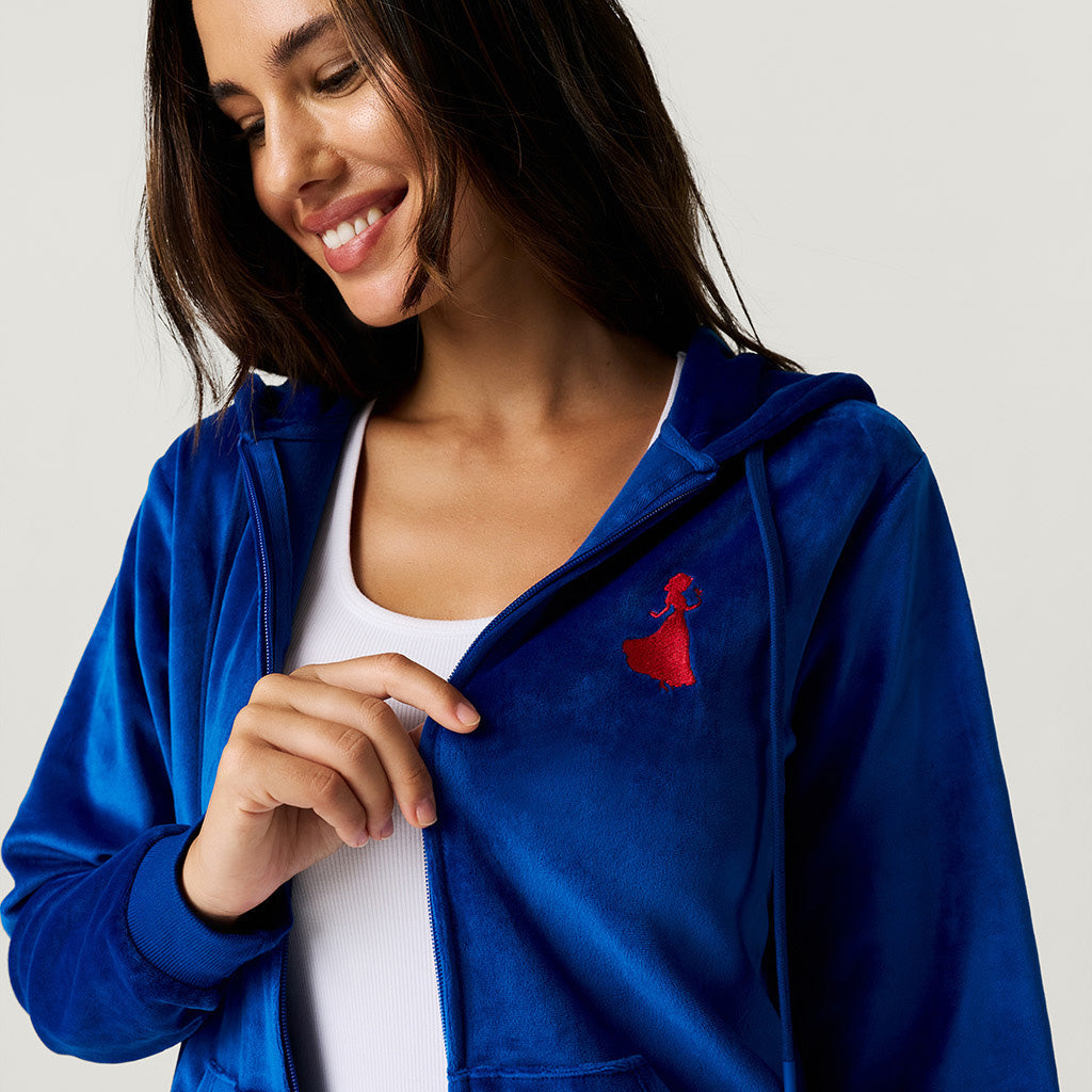 Disney Snow White Women's Velour Zip Hoodie