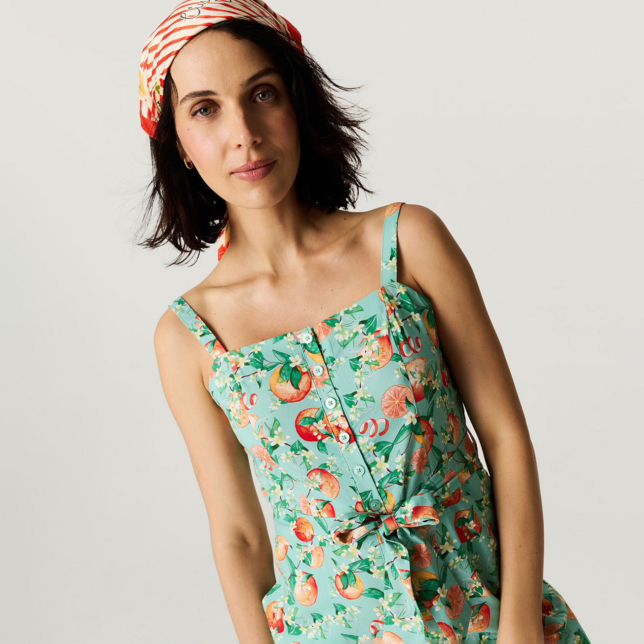 Arancia Women's Bamboo Challis Short Romper