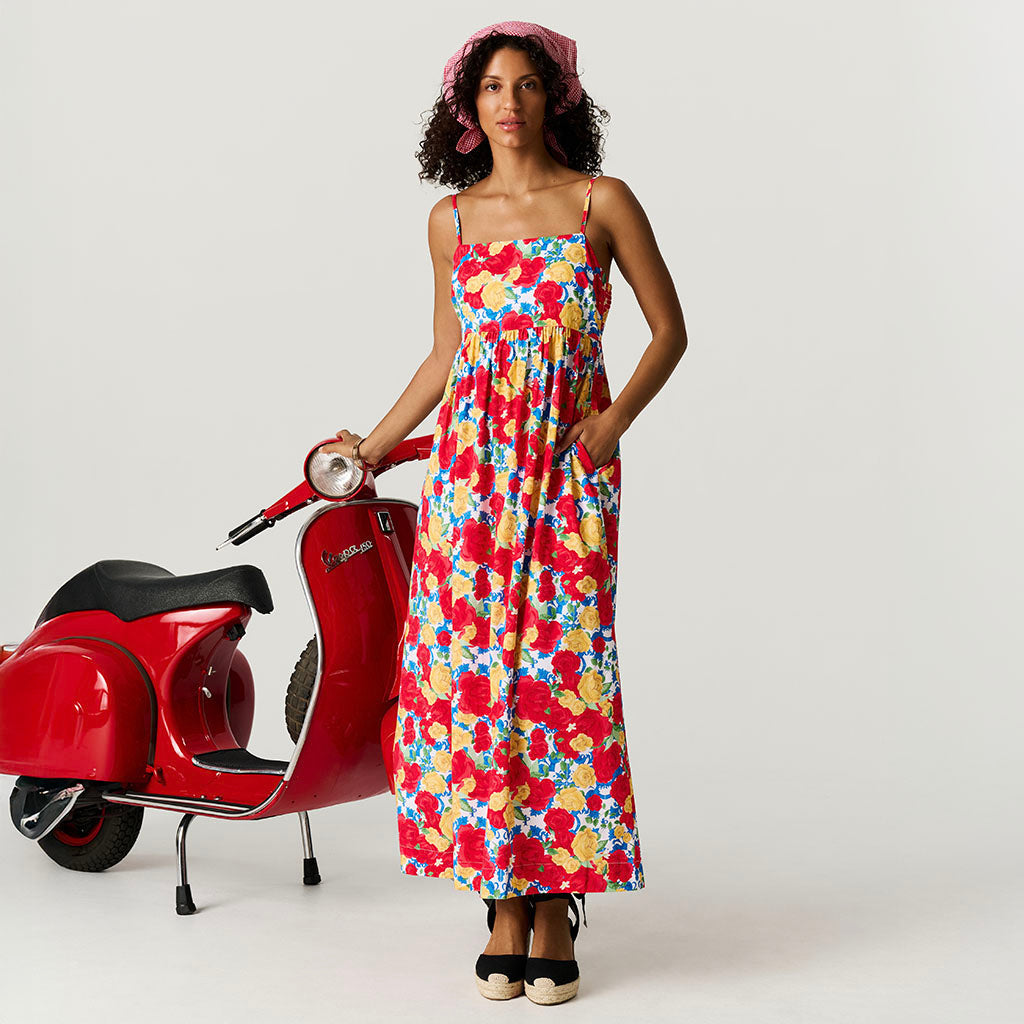 Valentina Women's Bamboo Challis Maxi Dress