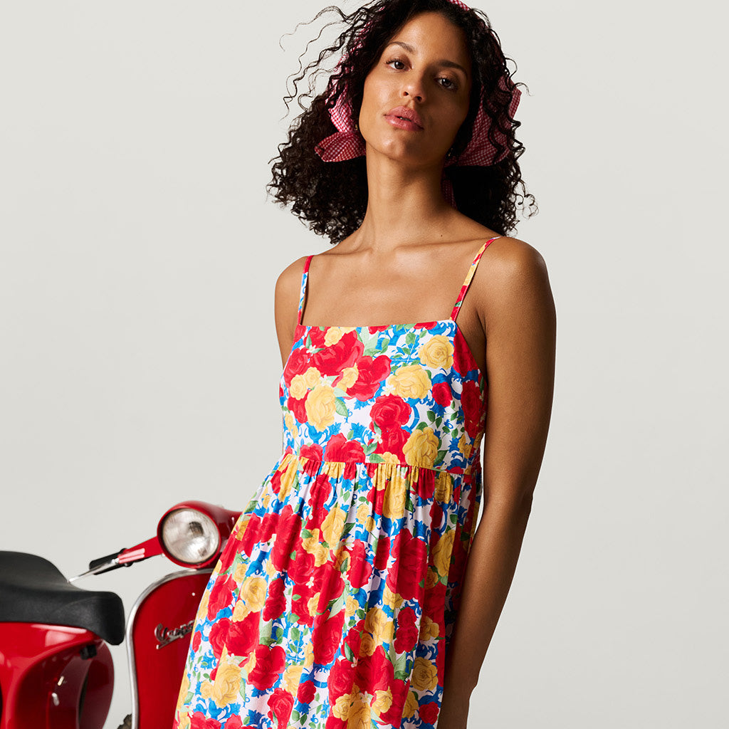 Valentina Women's Bamboo Challis Maxi Dress