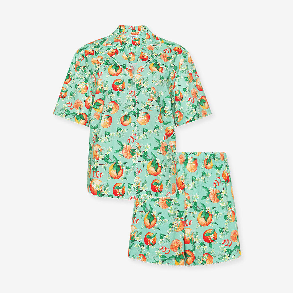 Arancia Women's Bamboo Challis Short Set