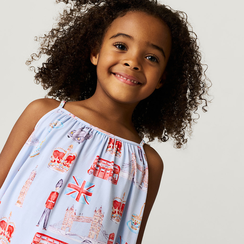 Posh London Top Ruffled Short Set