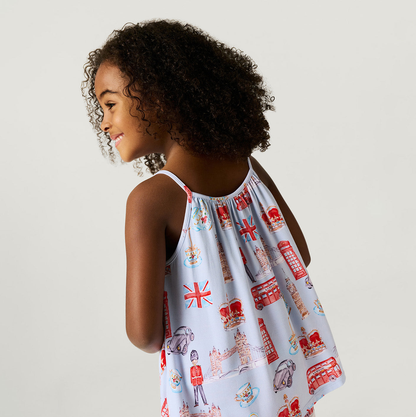 Posh London Top Ruffled Short Set