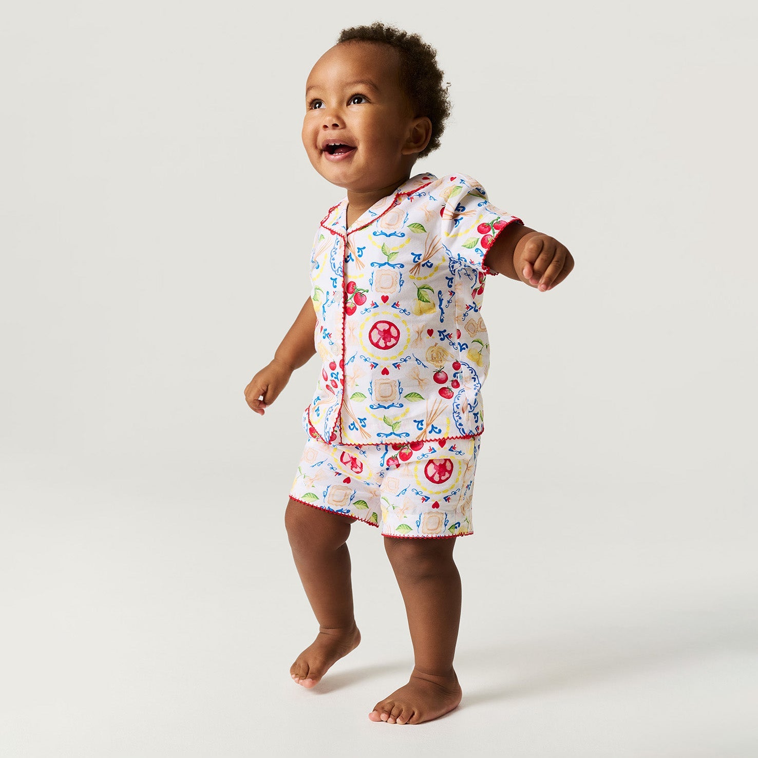 Mangia Bamboo Challis Top Short Set