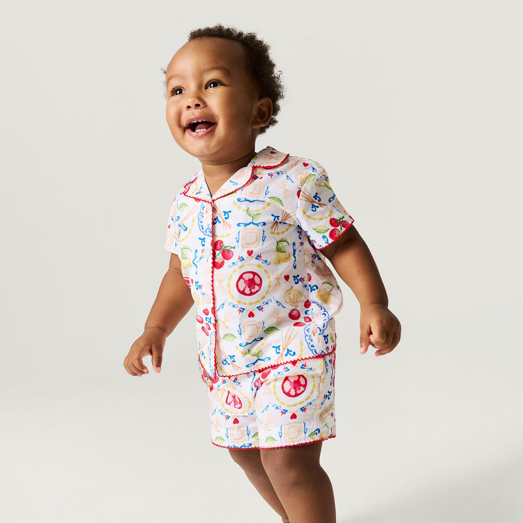 Mangia Bamboo Challis Top Short Set