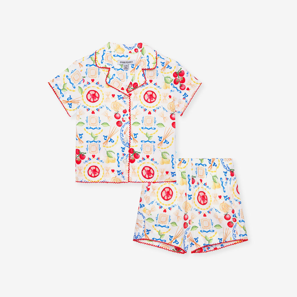 Mangia Bamboo Challis Top Short Set