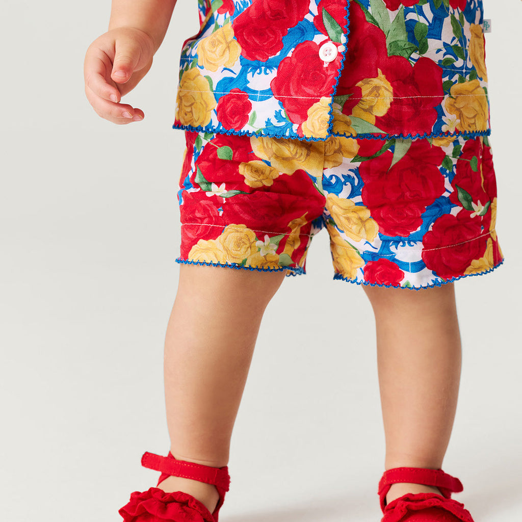 Valentina Bamboo Challis Top Short Set