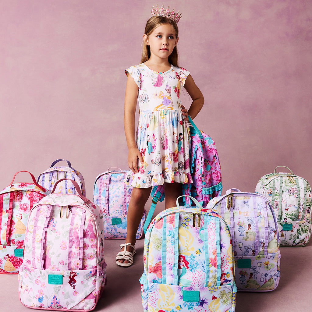 Disney Princess Belle Ruffled Backpack