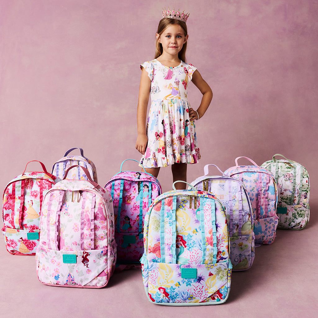 Disney Princess Aurora Ruffled Backpack