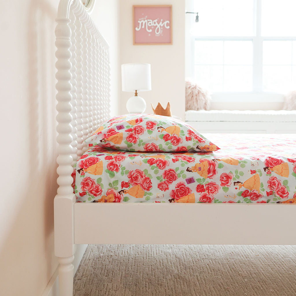 Disney Princess Belle Sheet Pillow Cover Set