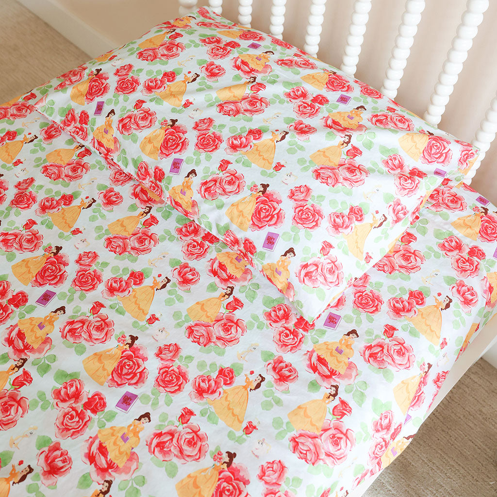 Disney Princess Belle Sheet Pillow Cover Set