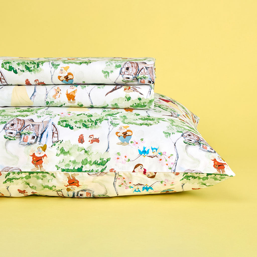 Disney Princess Snow White Sheet Pillow Cover Set