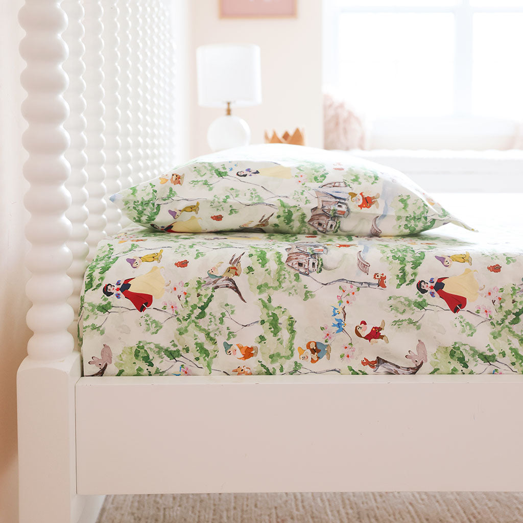 Disney Princess Snow White Sheet Pillow Cover Set