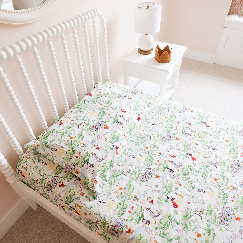 Disney Princess Snow White Sheet Pillow Cover Set