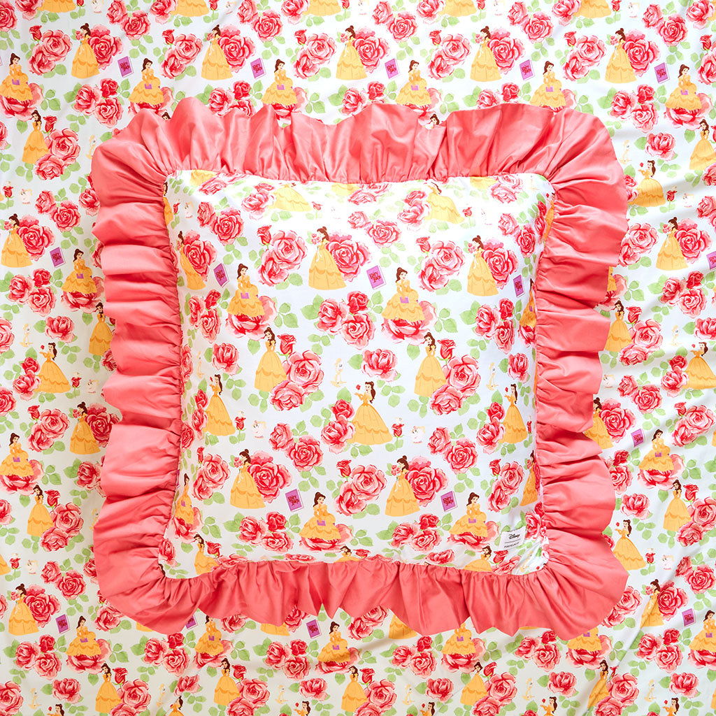 Disney Princess Belle Ruffled Euro Sham