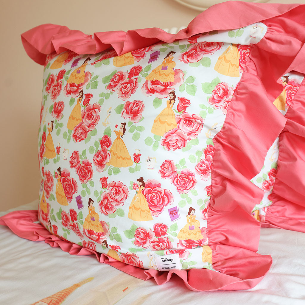 Disney Princess Belle Ruffled Euro Sham