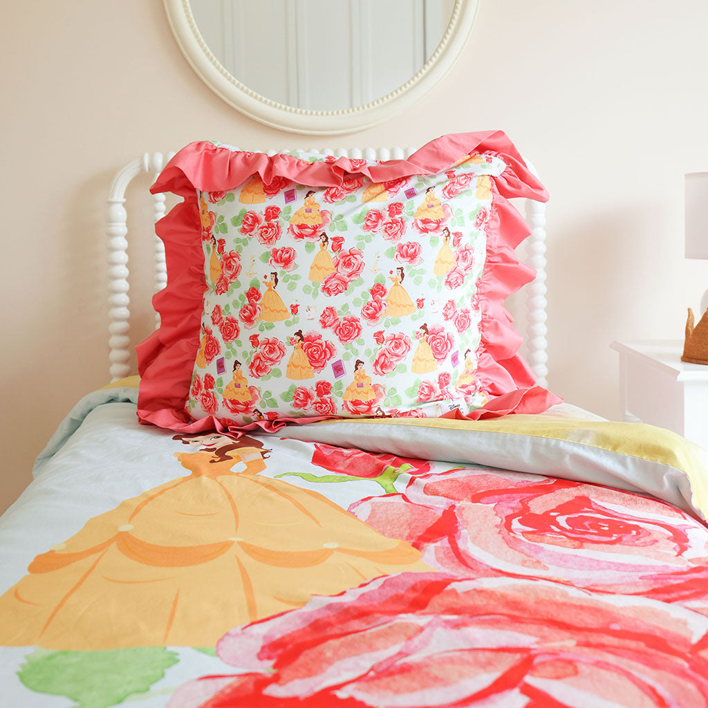 Disney Princess Belle Ruffled Euro Sham