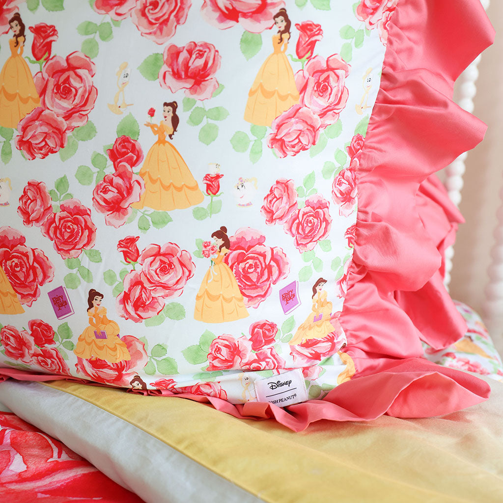 Disney Princess Belle Ruffled Euro Sham