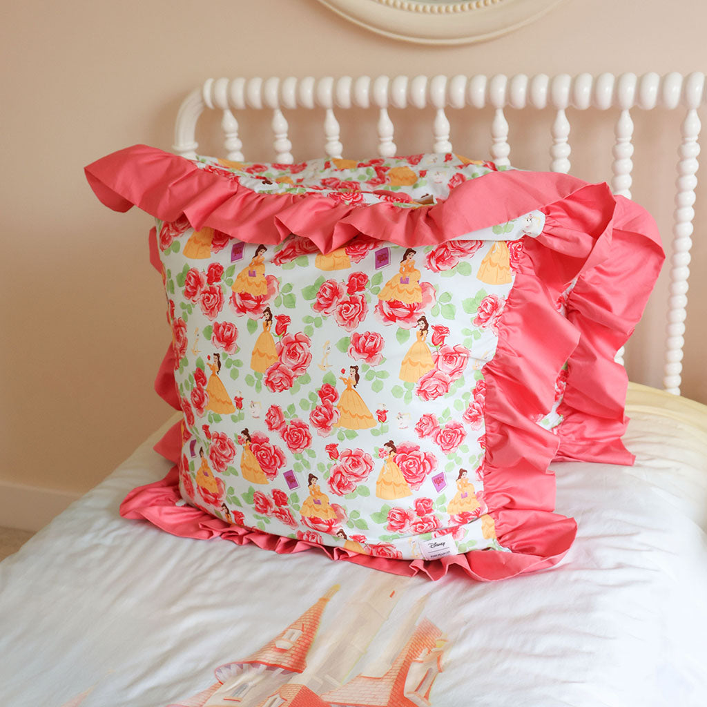 Disney Princess Belle Ruffled Euro Sham