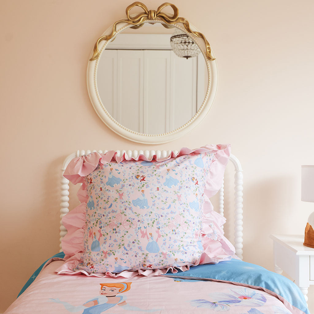 Disney Princess Cinderella Ruffled Euro Sham