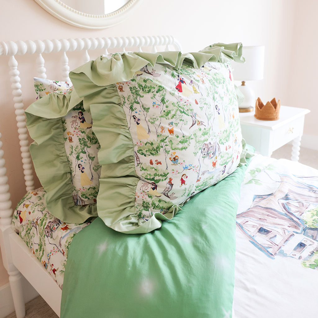 Disney Princess Snow White Ruffled Euro Sham