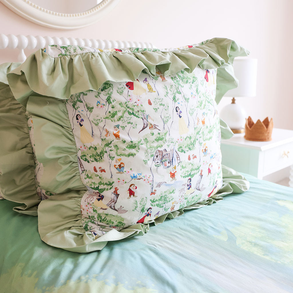 Disney Princess Snow White Ruffled Euro Sham