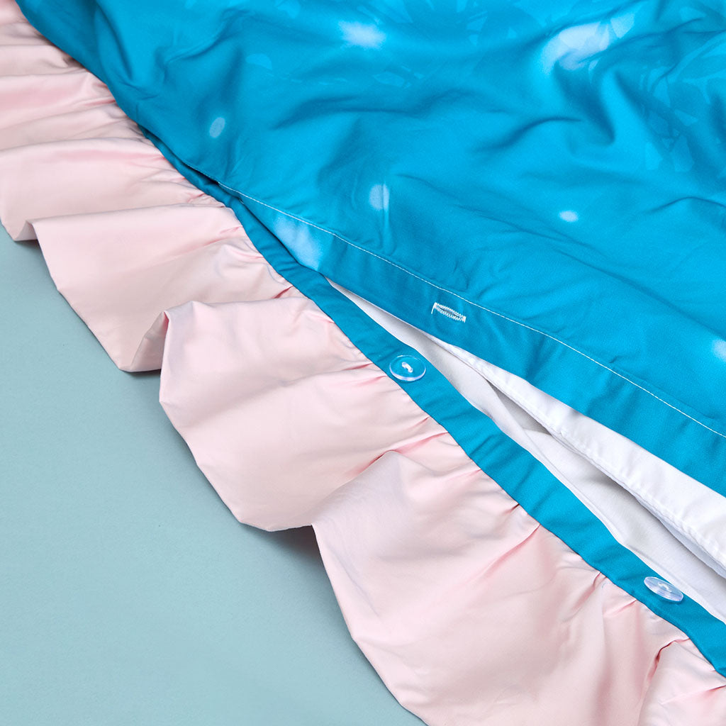 Disney Princess Cinderella Reversible Ruffled Duvet Cover